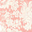 Quadrille Des Gardes Reverse Soft Pink Wallpaper Sample 306584W