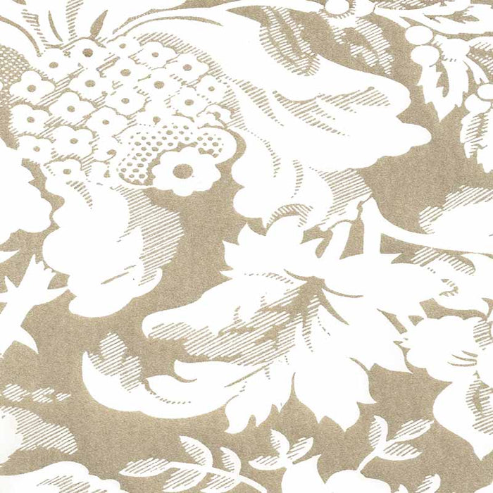 Quadrille Des Gardes Reverse Gold Metallic Wallpaper Sample 306593W