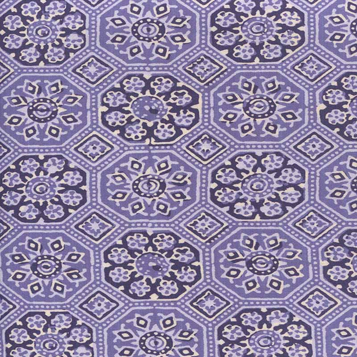 Quadrille Lorenzo All Over Multi Lavenders Fabric Sample 306600F-02