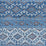 Quadrille Lorenzo Stripe Multi Agean Blue Black Fabric Sample 306610F-01