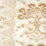 Quadrille Chantilly Stripe Camel Fabric Sample 306700F-01