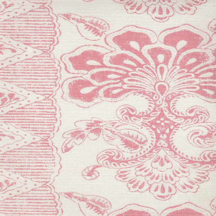 Quadrille Chantilly Stripe Pretty Pink Fabric Sample 306700F-15