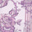 Quadrille Toile Des Roses Lavenders On Pale Lavender Fabric Sample 306770F-02L