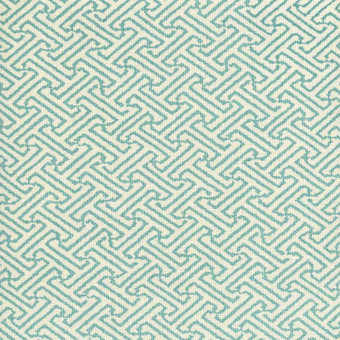 China Seas Java Petite Turquoise Fabric Sample 3085-01