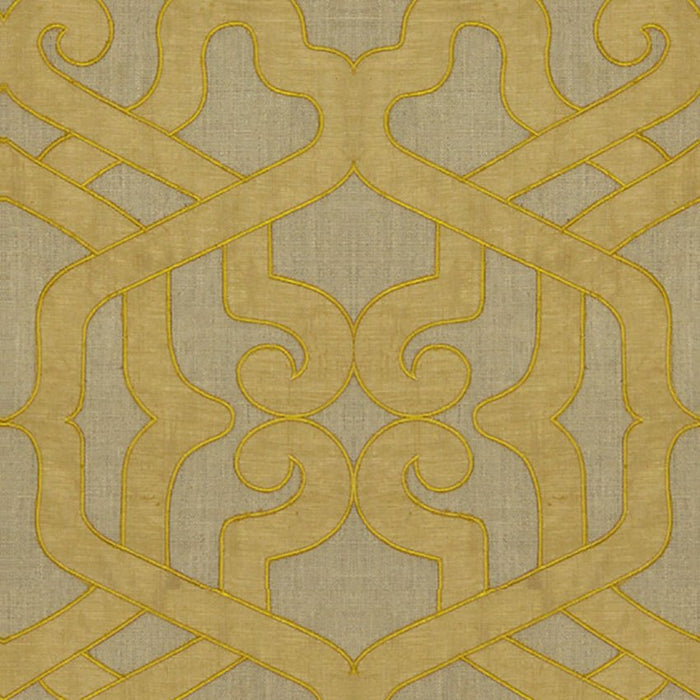 Kravet Couture Modern Elegance Saffron Fabric Sample 32076.14.0