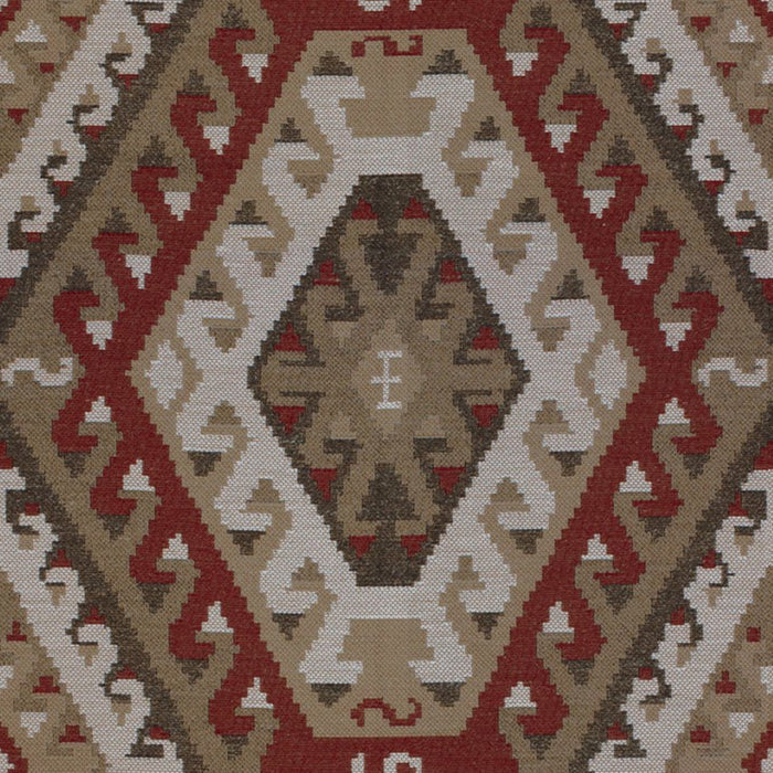 Kravet Couture Rustic Kilim Sundried Red Fabric Sample 32347.619.0