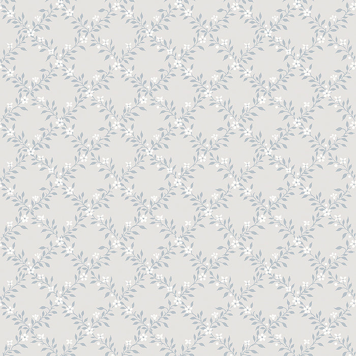 Schumacher Sommarsloja Blue Wallpaper Sample 3269