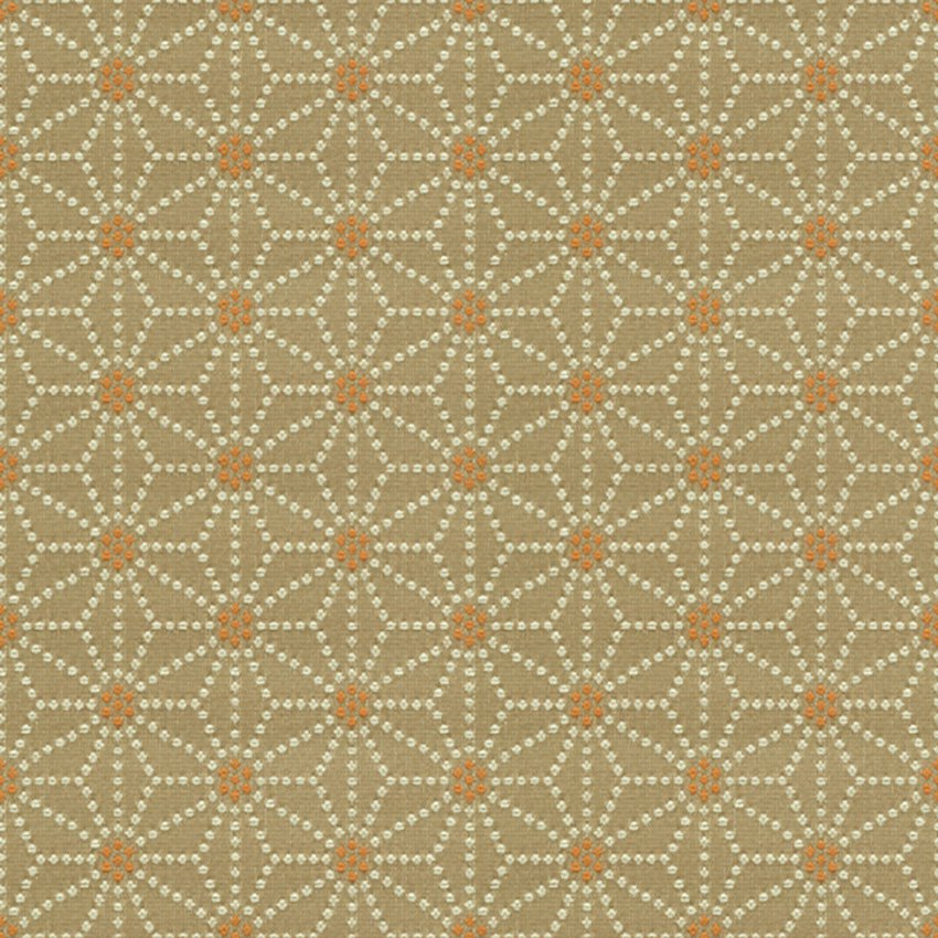 Kravet Contract Japonica Mandarin Dot Fabric Sample 32849.1216.0