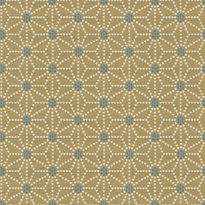 Kravet Contract Japonica Blue Dot Fabric Sample 32849.516.0