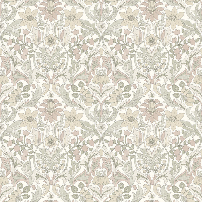 Schumacher Blomsterfrojd Soft Multi Wallpaper 3295