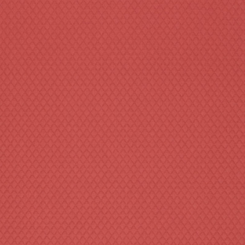 Schumacher Carreau Matelasse Rouge Fabric Sample 3303043