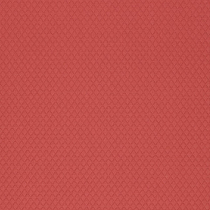 Schumacher Carreau Matelasse Rouge Fabric Sample 3303043