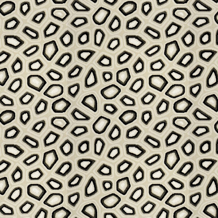 Kravet Couture Chic Tortoise Anthracite Fabric Sample 33561.81.0