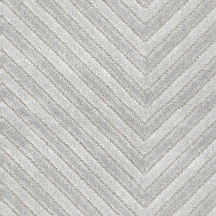 Kravet Basics Zigandzag Silver Fabric Sample 34272.11.0