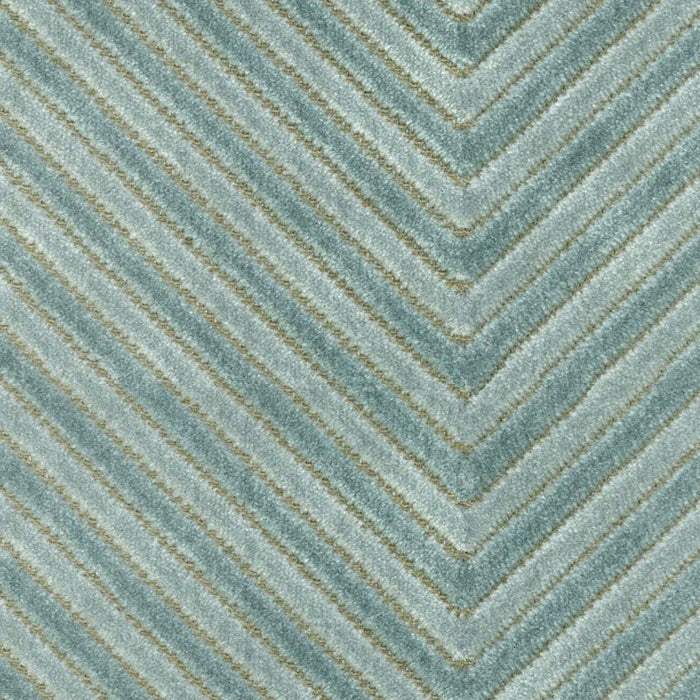 Kravet Basics Zigandzag Aqua Fabric Sample 34272.35.0