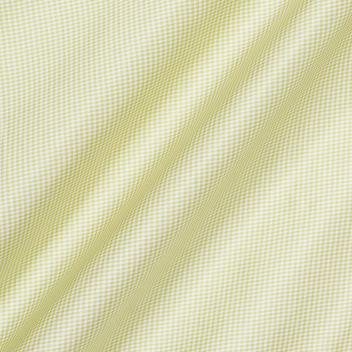 Schumacher Dalton Silk Gingham Leaf Fabric Sample 3449000