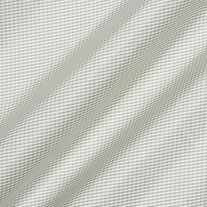 Schumacher Dalton Silk Gingham Chambray Fabric 3449002