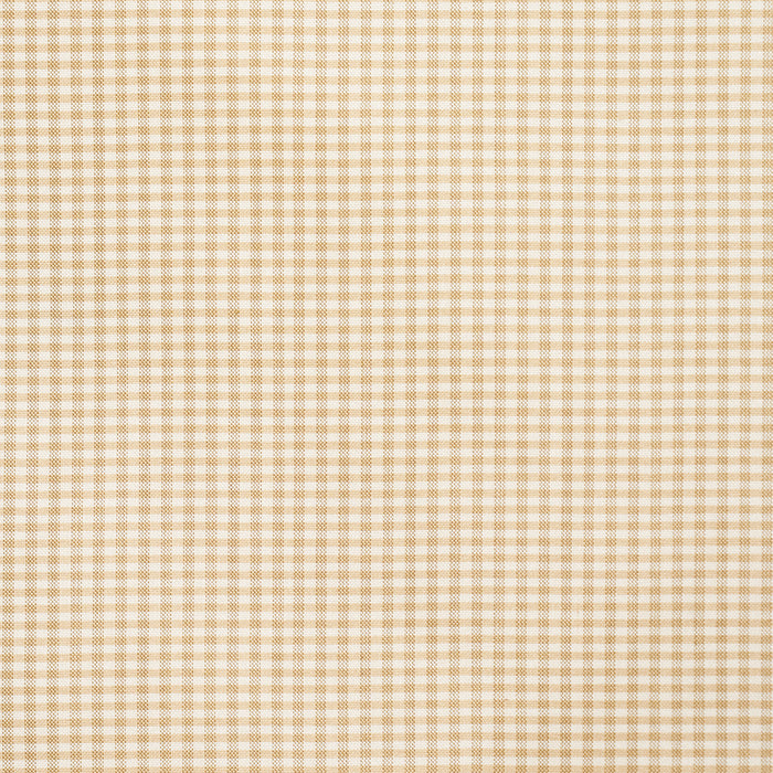 Schumacher Dalton Silk Gingham Cafe' Fabric Sample 3449003