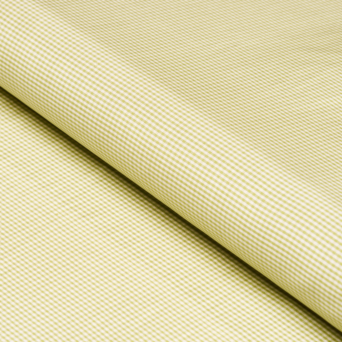 Schumacher Dalton Silk Gingham Chartreuse Fabric 3449006