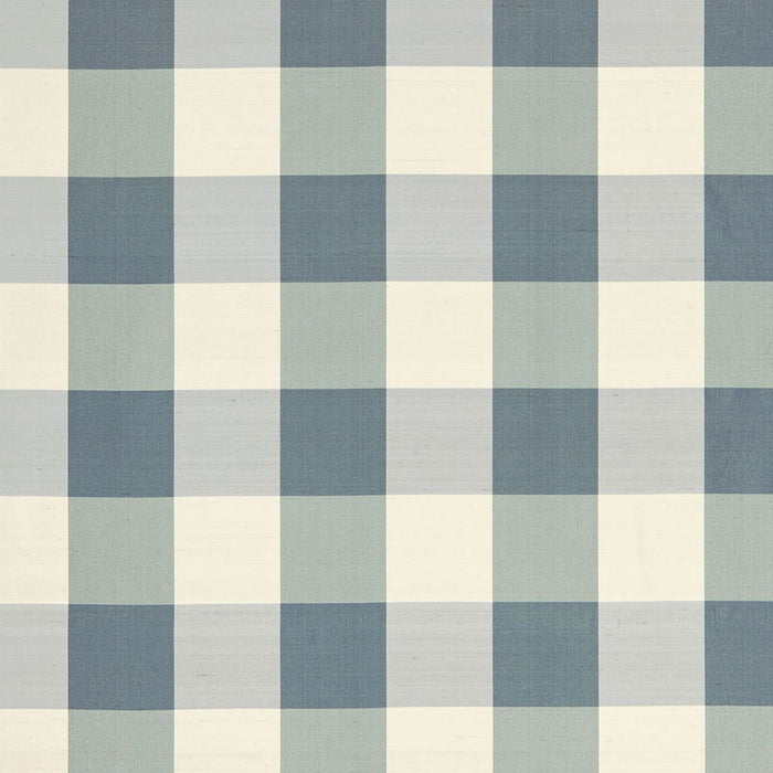 Schumacher Montgomery Silk Plaid Lakeside Fabric 3455001