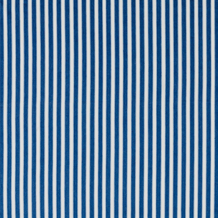 Schumacher Antique Ticking Stripe Indigo Fabric Sample 3475007