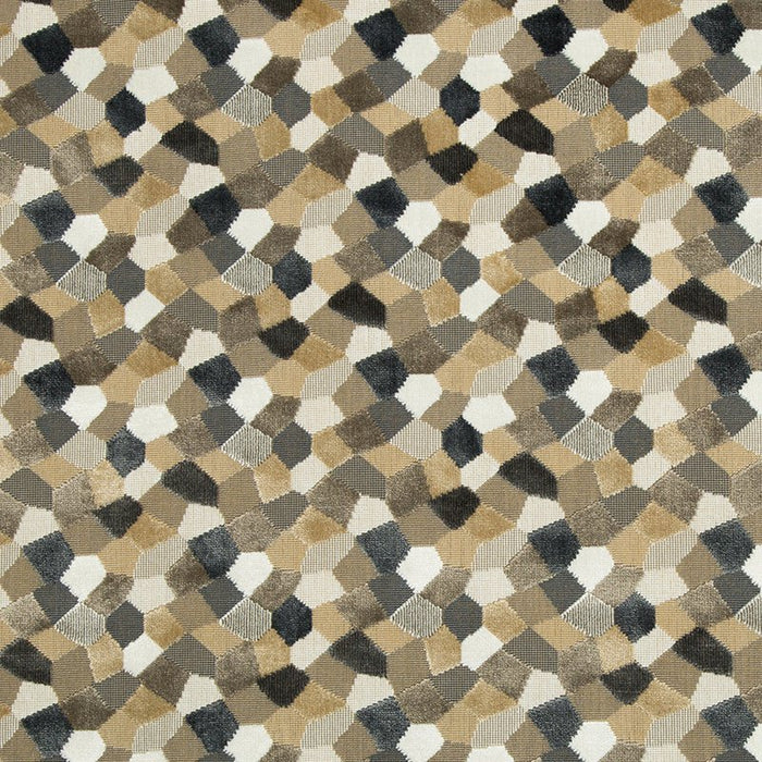 Kravet Couture Modern Mosaic Sandstone Fabric Sample 34783.1611.0