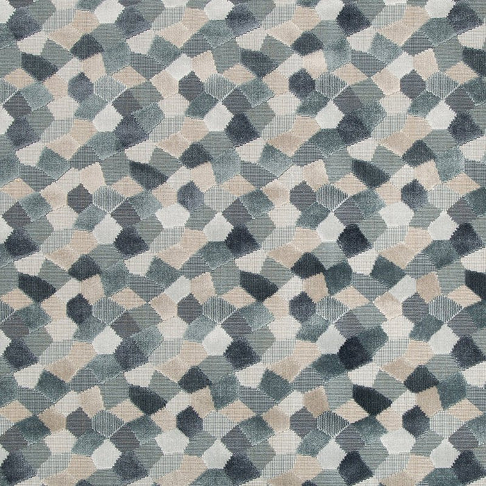 Kravet Couture Modern Mosaic Harbor Fabric Sample 34783.21.0