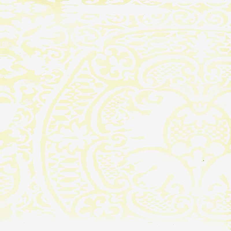 Quadrille Veneto White Wallpaper 352000W-00OWP