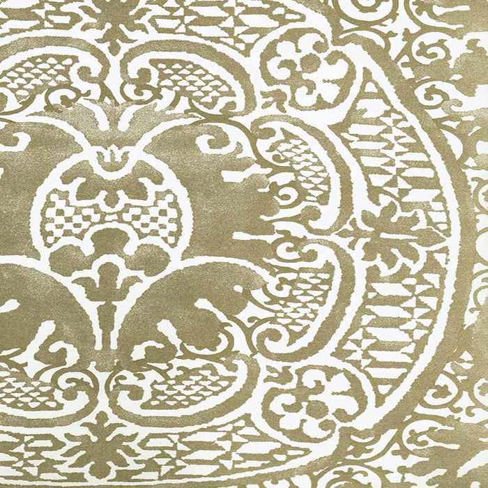 Quadrille Veneto Gold Metallic Wallpaper Sample 352000W-10OWP