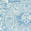 Quadrille Veneto Denim Blue Wallpaper Sample 352000W-17OWP