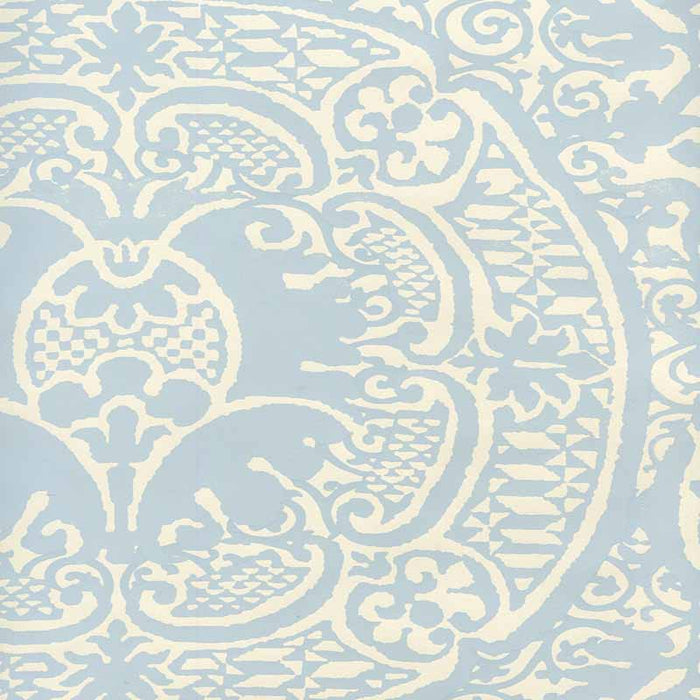 Quadrille Veneto Windsor Blue Wallpaper Sample 352000W-23OWP