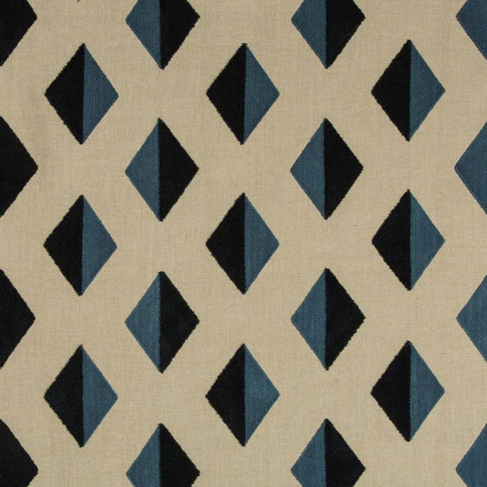 Kravet Design Barroco Boucle Denim Fabric Sample 35389.516.0