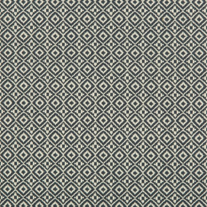 Kravet Design Attribute Grid Denim Fabric Sample 35403.21.0