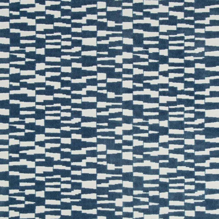 Kravet Basics Mod Velvet Marine Fabric Sample 35544.5.0