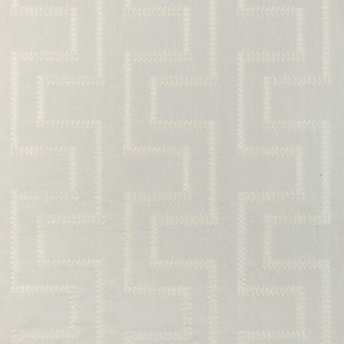 Kravet Design Roman Fret Ivory Fabric Sample 36844.1.0