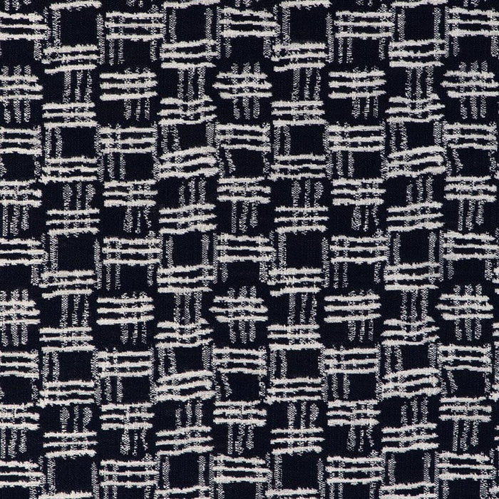 Kravet Couture Cross Waves Ink Fabric Sample 36928.50.0