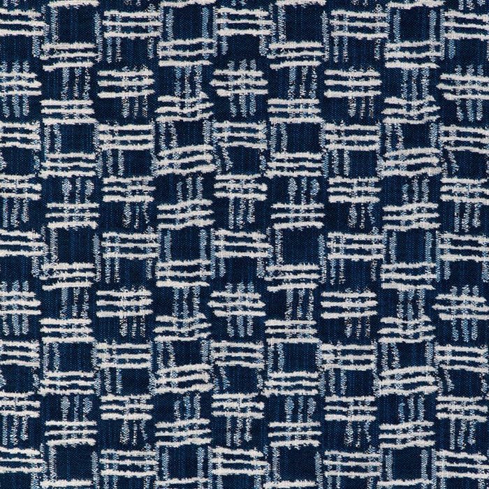 Kravet Couture Cross Waves Marine Fabric 36928.51.0