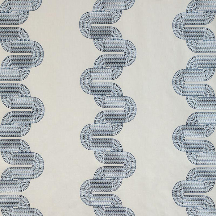 Kravet Design Cloud Chain Indigo Fabric Sample 36943.5.0