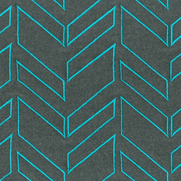 Brentano Archer Peacock Fabric Sample 3813-04