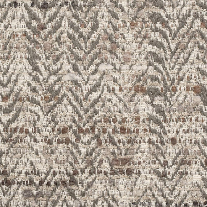 Holly Hunt Great Plains Herringbone Tweed Peat Heather Fabric Sample 3827/02