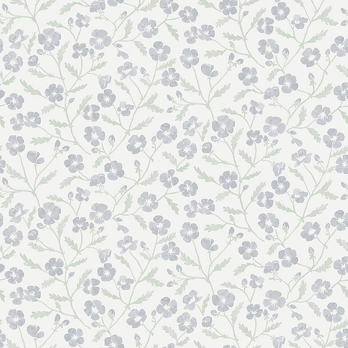 Schumacher Mira Slate Wallpaper 3966