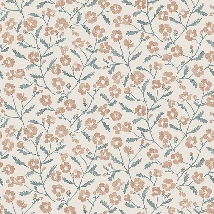 Schumacher Mira Blush Wallpaper Sample 3968