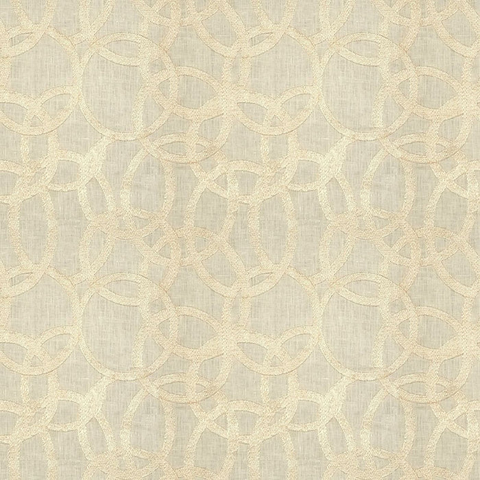 Kravet Couture Keep Shining White Gold Fabric Sample 3971.1.0