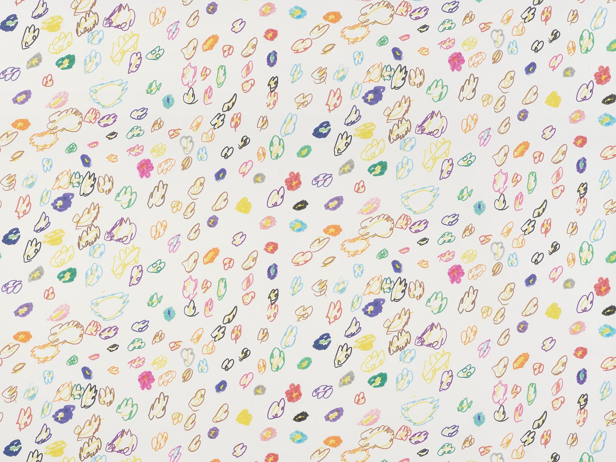 Pierre Frey Multi Fleurs Multicolore Wallpaper FP834001