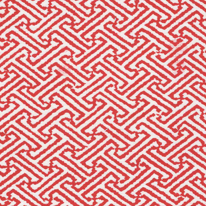 China Seas Java Java Red Fabric 4010-01