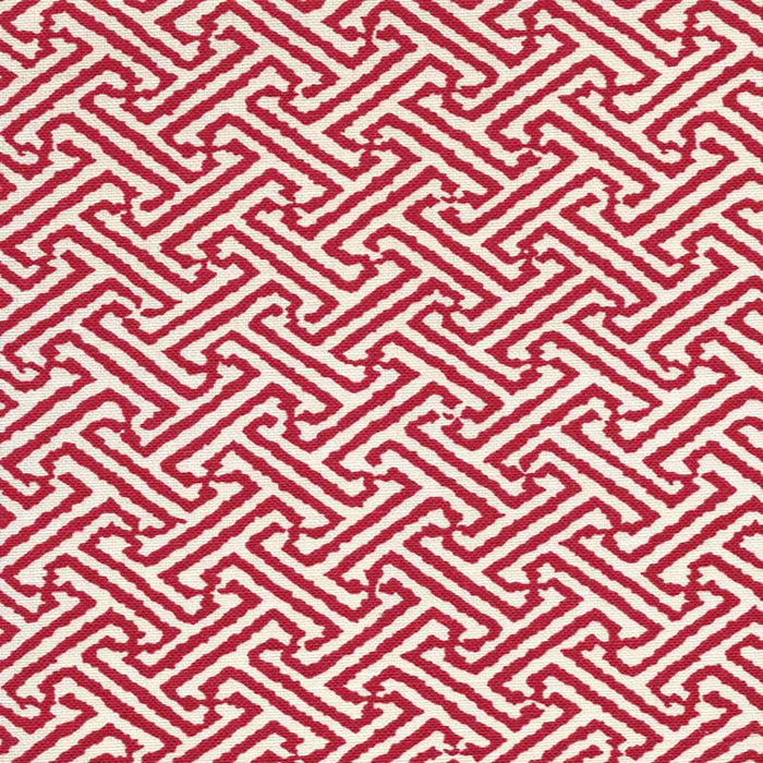 China Seas Java Java Dark Red Fabric Sample 4010-21