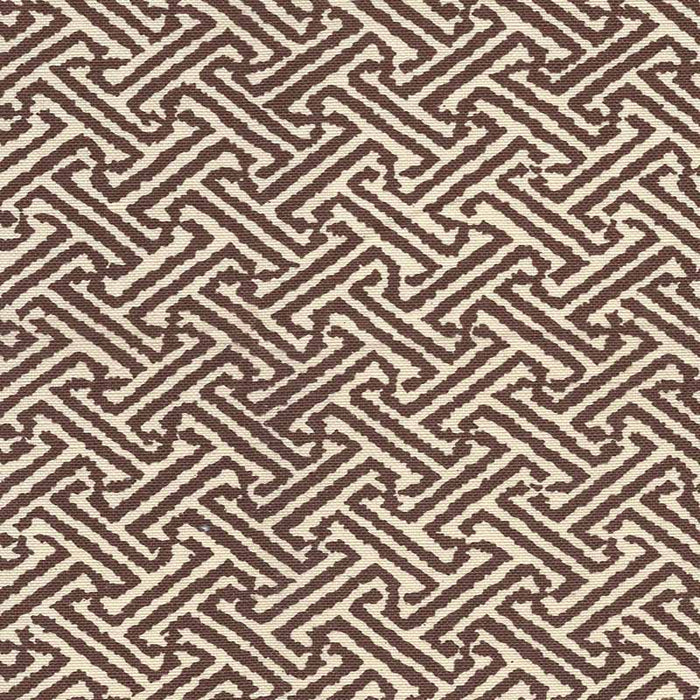 China Seas Java Java New Brown Fabric Sample 4010-38