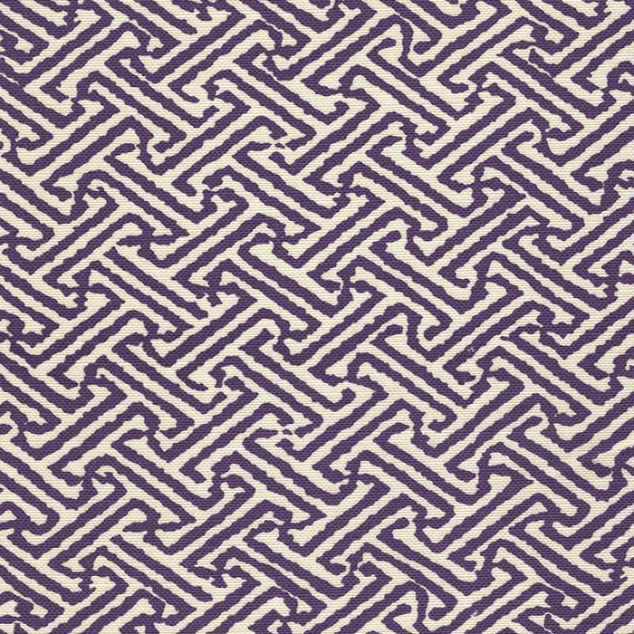 China Seas Java Java Purple Fabric Sample 4010-40