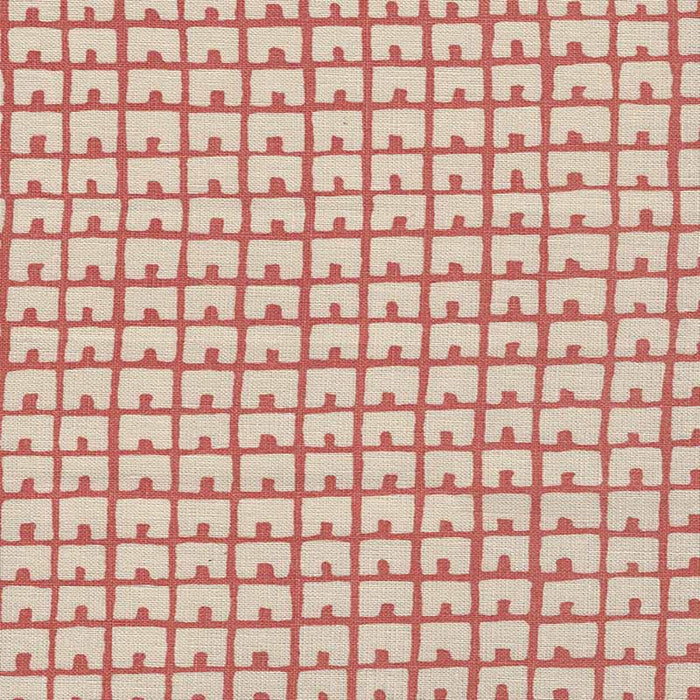 China Seas Fez Background New Shrimp Fabric Sample 4040-05