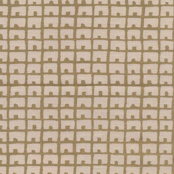 China Seas Fez Background Gold Metallic Fabric Sample 4040-07